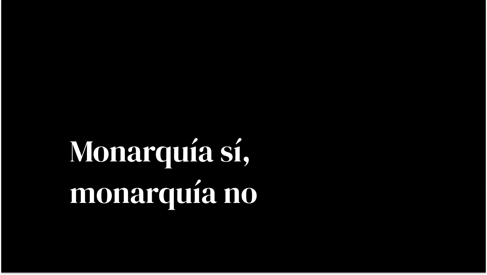 Monarquía sí, monarquía no: por qué nunca se votó y qué votaron realmente los españoles en 1978